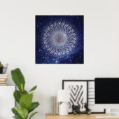 Poster Mandala Galaxy Art céleste (Bureau à domicile)