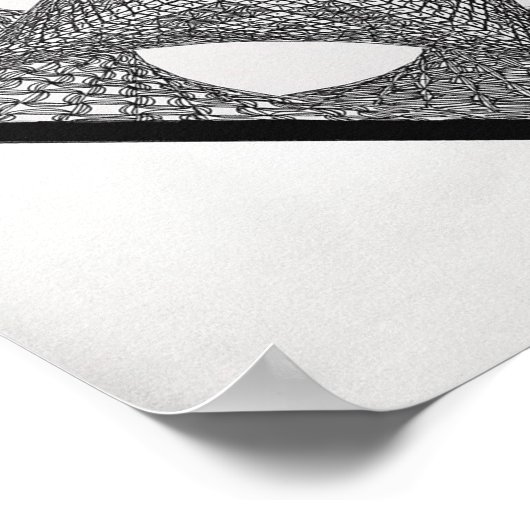 Poster Mandala géométrique (Coin)