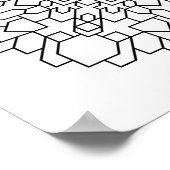 Poster Mandala géométrique #12 (Coin)