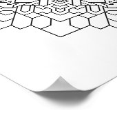 Poster Mandala géométrique #14 (Coin)