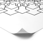 Poster Mandala géométrique #15 (Coin)