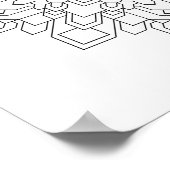 Poster Mandala géométrique #2 (Coin)