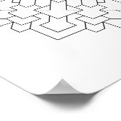 Poster Mandala géométrique #3 (Coin)