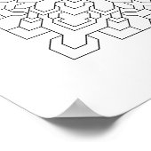 Poster Mandala géométrique #4 (Coin)