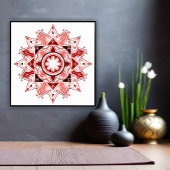Poster Mandala géométrique, mystique