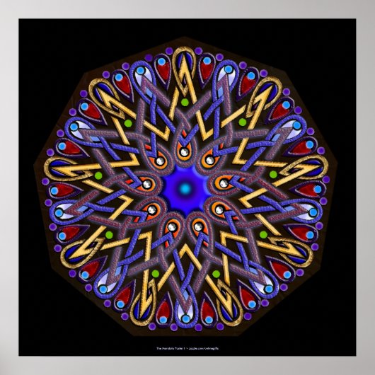 Poster MANDALA I (Devant)