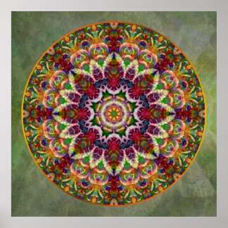 Poster Mandala, Inde riche