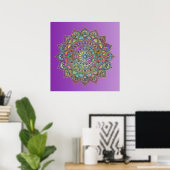 Poster Mandala Inde Style 1 (Bureau à domicile)