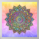 Poster Mandala Inde Style 1 (Devant)