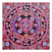 Poster Mandala indien (Devant)