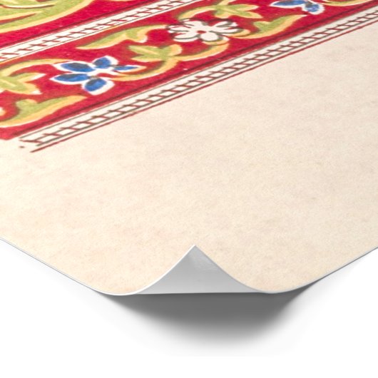 Poster Mandala indien (Coin)