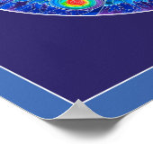 Poster Mandala infini de l'univers (Coin)