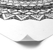 Poster Mandala inspiré par les mathématiques (Coin)