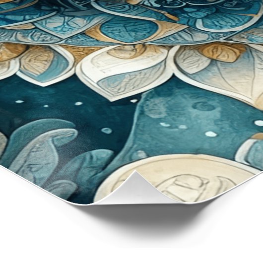 Poster Mandala King (Coin)