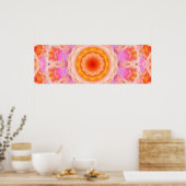 Poster Mandala Panoramique Cute (Cuisine)