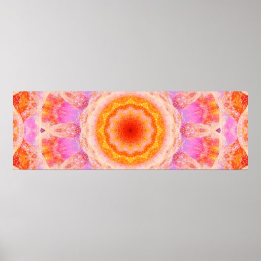 Poster Mandala Panoramique Cute (Devant)