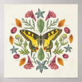 Poster Mandala papillon (Devant)