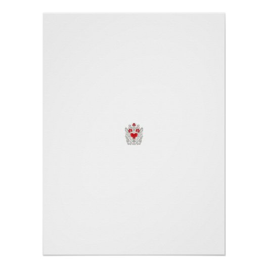 Poster Mandala papillon floral | Design d'art Boho pourpr (Devant)