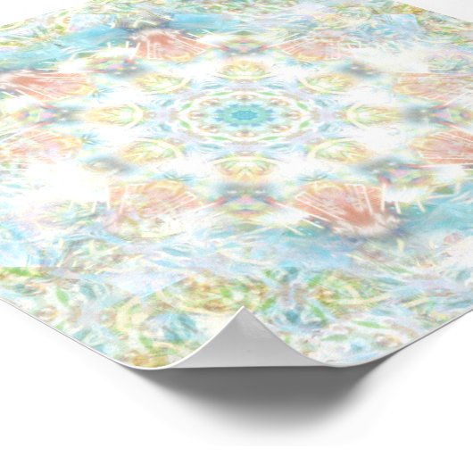Poster Mandala Pastel Flower (Coin)