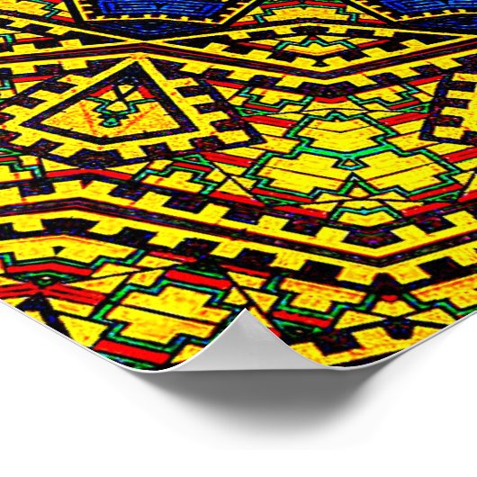 Poster Mandala perdu (Coin)