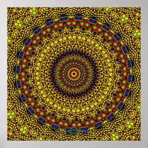 Poster Mandala perdu