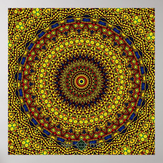 Poster Mandala perdu (Devant)