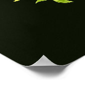 Poster Mandala plante feuille de champignons potion de so (Coin)