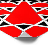 Poster Mandala Prism (Rouge) (Coin)