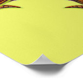 Poster Mandala psychédélique moderne (Coin)