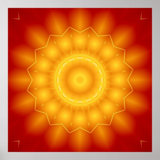 Poster Mandala Pure Energy 1 (Devant)