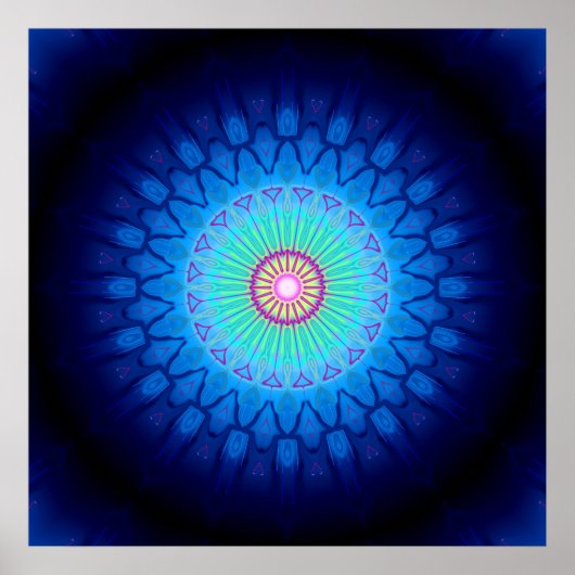 Poster Mandala Quasar 1 (Devant)