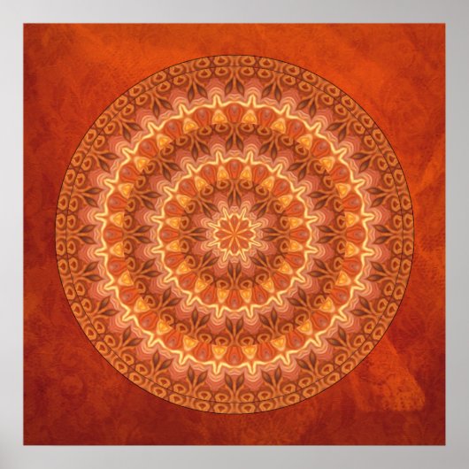 Poster Mandala Renaissance (Devant)