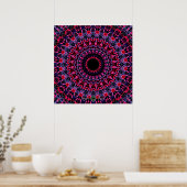 Poster Mandala Stroboscopique (Cuisine)