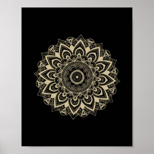 Poster Mandala subtil 8647 Résiste Féministe anti Trump