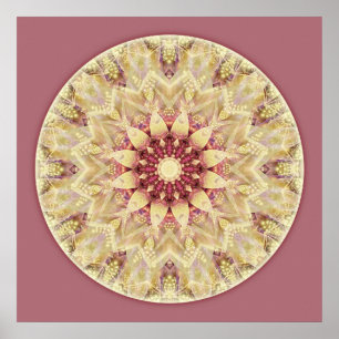 Poster Mandalas du coeur de la paix, no. 2
