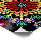 Poster Mandalas et Motif de fruits exotiques (Coin)