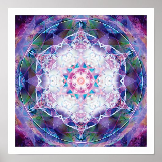 Poster Mandalas from the Depth of Love 7 Imprimer (Devant)
