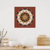 Poster Mandalas of Deep Trust, No 11 (Cuisine)