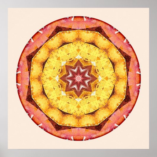Poster Mandalas of Deep Trust, No 7 (Devant)
