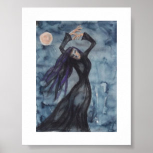 Poster Måndans - Danse de la lune