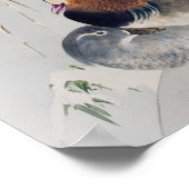 Poster Mandarin Duck Couple, Watanabe Seitei (Coin)