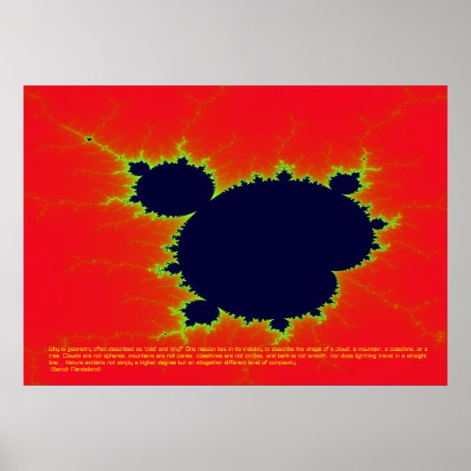 Poster mandelbrot (Devant)