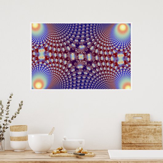 Poster Mandelbrot #1 (Cuisine)