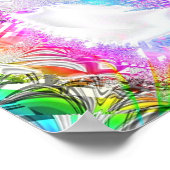 Poster Mandelbrot 1c métallique (Coin)