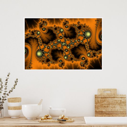 Poster Mandelbrot #9 (Cuisine)