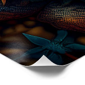 Poster Mandelbrot ananas fractal (Coin)