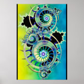 Poster Mandelbrot Fractal Art (Devant)