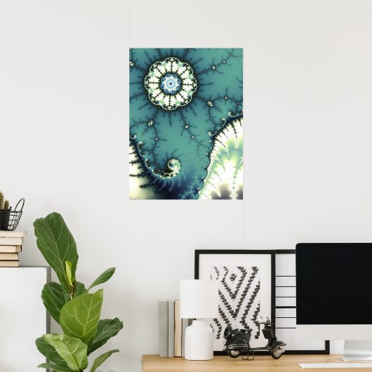 Poster Mandelbrot Fractalscape (Bureau à domicile)