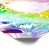 Poster Mandelbrot métallique 2b (Coin)