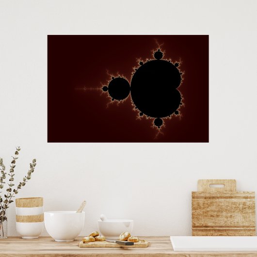 Poster Mandelbrot Set 08 - Fractal (Cuisine)